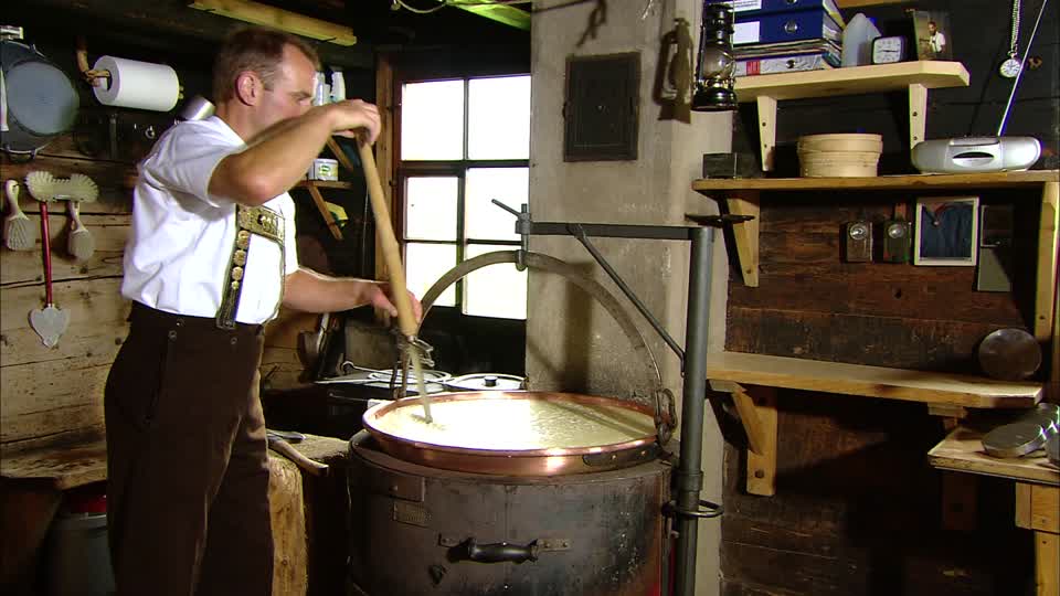 Appenzeller cheese production