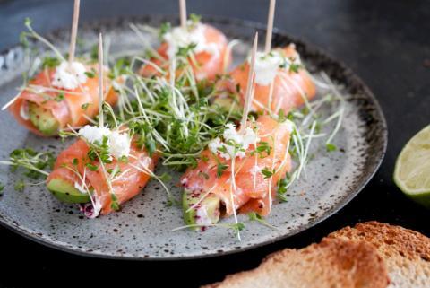 Swiss hors d'oeuvre with Salmon | Restaurant Fondue
