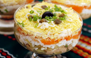 Френските салати, част от швейцарската кухня