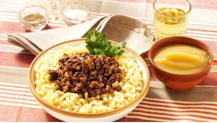 Алпийски ястия с кайма